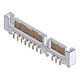 SATA 7+15P PITCH=1.27mm STRAIGHT ANGLE MALE DIP TYPE