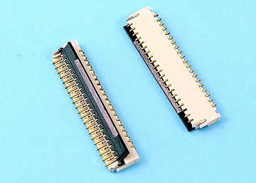 LFPC0320-XXRL-TAG - FPC 0.3mm H:1.0 Cover Lift SMT R/A Lower Type Connector - LAI HENG TECHNOLOGY LTD.