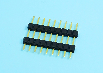 LP/H200SGX a A c A b -1xXX - 2.0mm Pin Header H:2.0 W:2.0 Single Row Dual Base Straight DIP Type - LAI HENG TECHNOLOGY LTD.