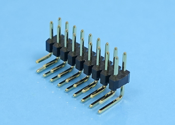 LP/H200RGX a A c ∕ b -2xXX - 2.0mm Pin Header H:2.0 W:4.0 Dual Row Down Angle DIP Type - LAI HENG TECHNOLOGY LTD.