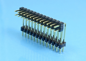 LP/H200UGX a A d／c A b -2xXX - 2.0mm Pin Header H:2.0 W:4.0 Dual Row Dual Base Up Angle DIP Type - LAI HENG TECHNOLOGY LTD.