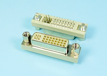 LDVI29-8V4S112AN41N0 - DVI-I Connector Straight DIP  29P Socket - LAI HENG TECHNOLOGY LTD.