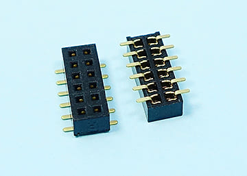 LPCB127DTG X- 4.5-2xXX-X - 1.27mm Female Pin Header H:2.0 W:3.0 SMT Type  Dual Row - LAI HENG TECHNOLOGY LTD.