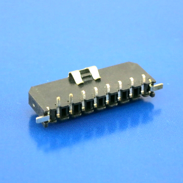 4312-Sxx1SF-RC - Wafer 3.0mm Single Row Vertical SMT Type With Solderable Fitting Nail - Leamax Enterprise Co., Ltd.