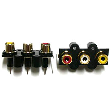 8710-3LH - RCA connectors